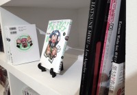 VOCALOID books on display.