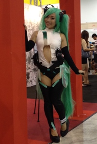 Anime Festival Asia 2012 - Miku Append Cosplay