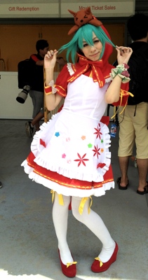 Anime Festival Asia 2012 - Little Red Riding Hood Miku Cosplay